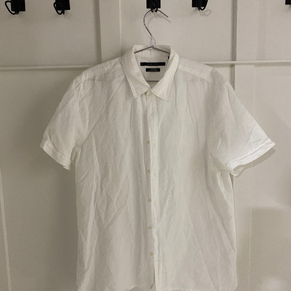 Perry Ellis Linen Blend Shirt